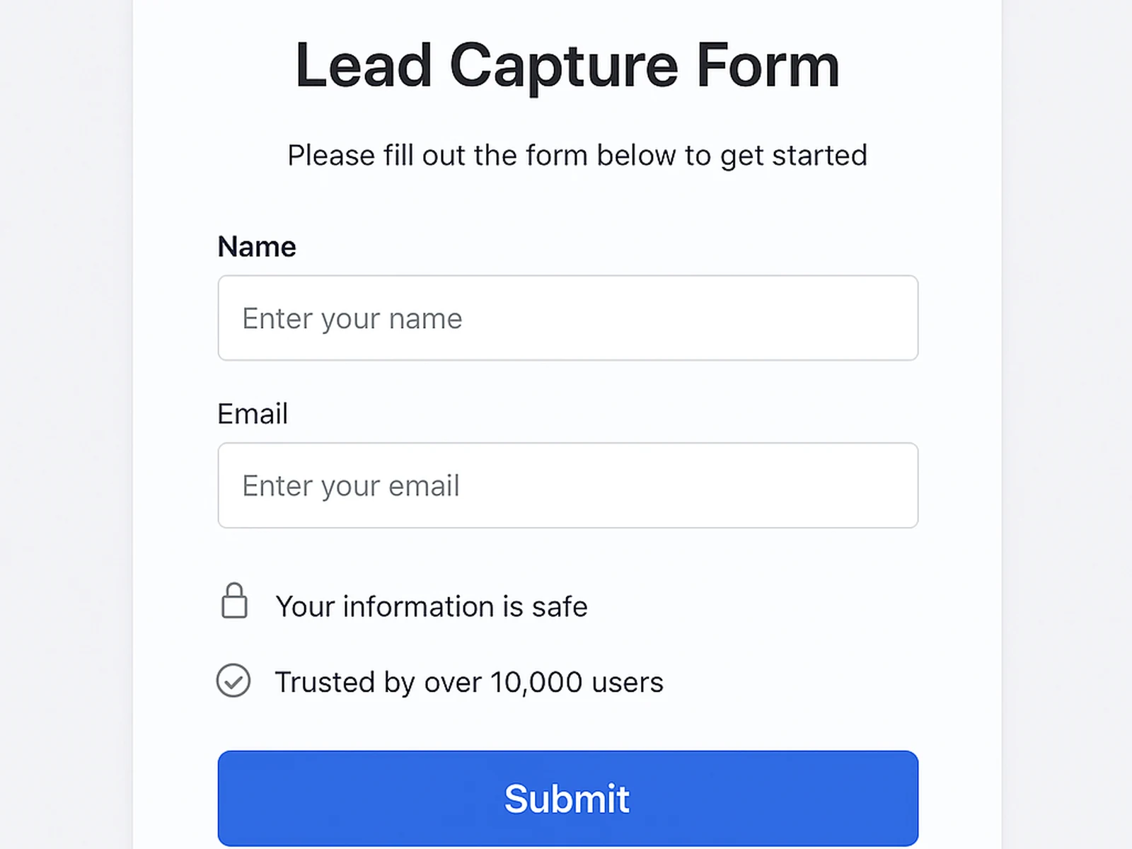 Landing Page Design & Build